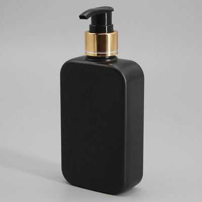 Black Cuboid 200ml HDPE Pump Bottle
