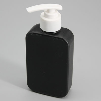 Black Cuboid 200ml HDPE Pump Bottle