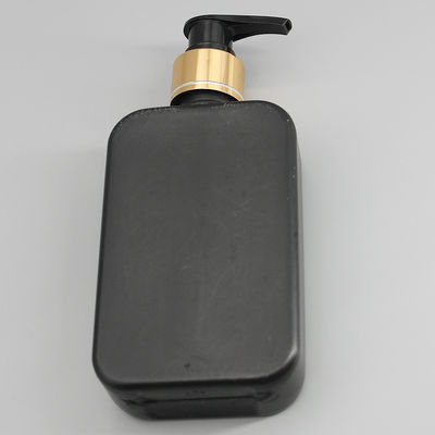 Black Cuboid 200ml HDPE Pump Bottle