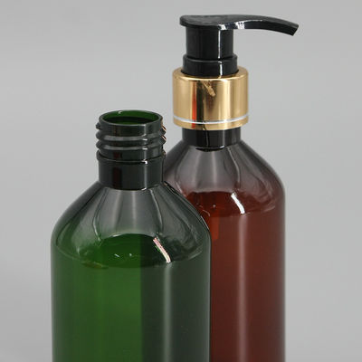 PET 24mm 6.76oz Amber Lotion Bottle