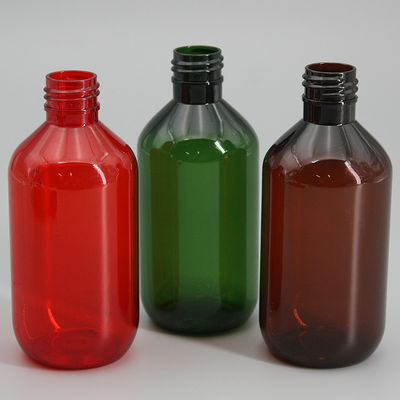 PET 24mm 6.76oz Amber Lotion Bottle
