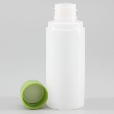 1.69oz/50ml Mini Light White PET Plastic Bottle With Different Color Screw Cap, Empty Liquid Skincare Lotion Bottle