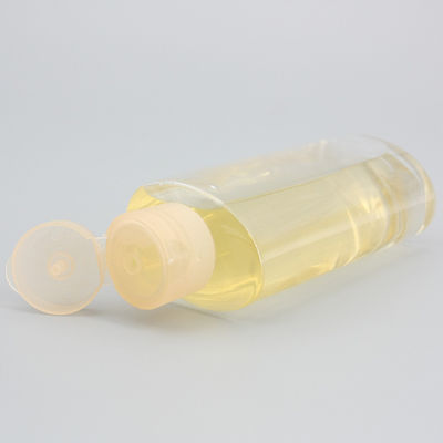 125ml 130ml Oval Plastic Bottle Hand Sanitizer Alcohol Gel PET Clear Flip Cap Bottle Cosmetic Lotion Baby Shampoo Bottle
