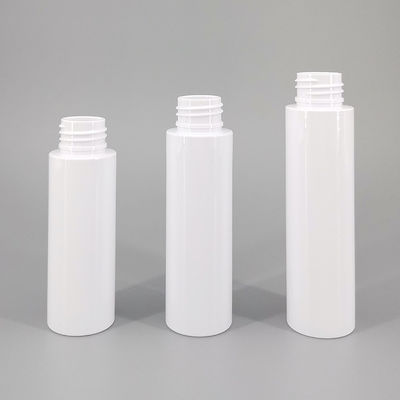 60ml 70ml 80ml White PET Cosmetic Bottle Luxury Gold Screw Cap Cylindrical Plastic Bottle Lotion Cream Makeup Bottle