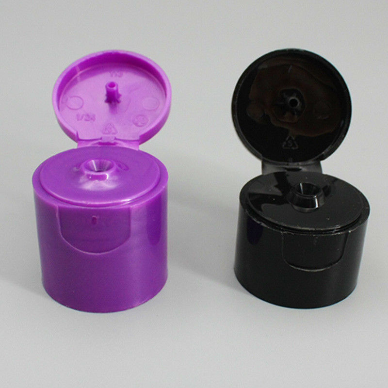 Plastic Cosmetic Packaging 28mm Flip Top Lid